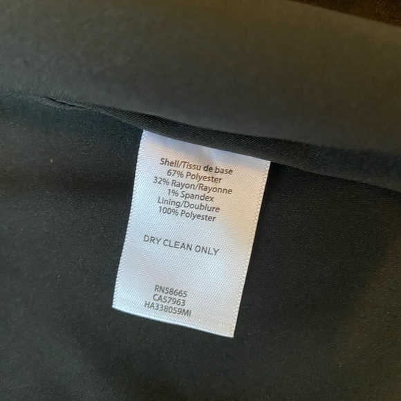 Halogen Plaid Long Vest Black and White NWT - Picture 4 of 4